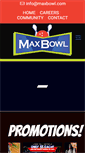 Mobile Screenshot of maxbowl.com